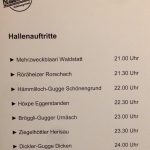 Hallenauftritte Guggetreffe 2016