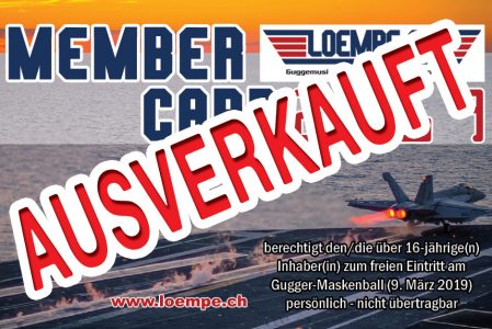 Member-Card 2019 ausverkauft